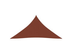 Stínící plachta oxfordská trojúhelníková 4,5x4,5x4,5 m cihlová