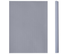 Stínící plotová fólie 4 ks PVC 35 x 0,19 m matná světle šedá