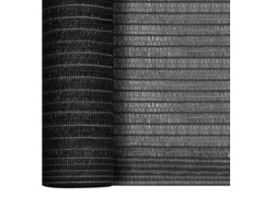 Stínicí tkanina antracitová 1,2 x 10 m HDPE 195 g/m²