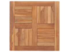 Stolní deska masivní teakové dřevo 60 x 60 x 2,5 cm