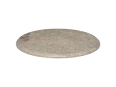 Stolní deska šedá Ø 60 x 2,5 cm mramor