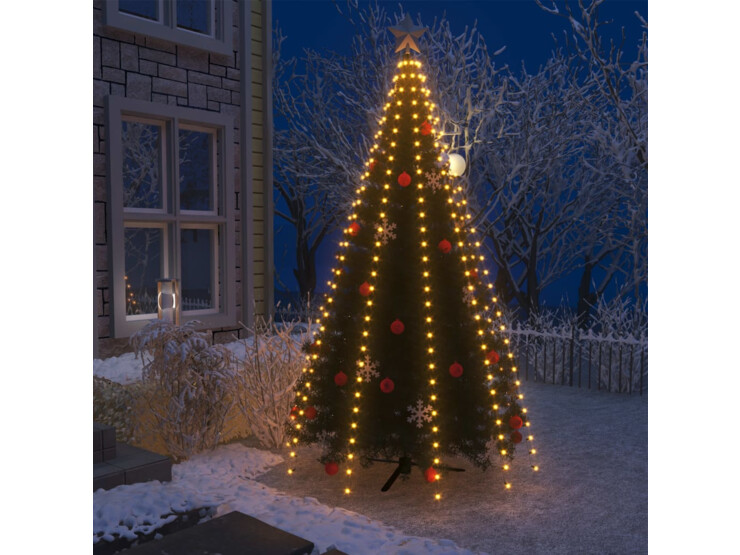 Světelná síť na vánoční stromek s 300 LED diodami 300 cm