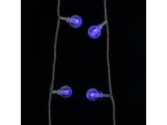 Světelný řetěz kulaté žárovky 40 m 400 LED modrá 8 funkcí