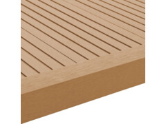 Terasové rohové lišty z dřevoplastu 5 ks 170 cm odstín teak