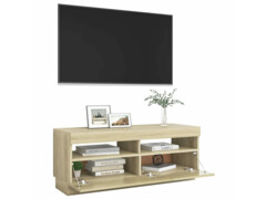 TV skříňka s LED osvětlením dub sonoma 100 x 35 x 40 cm