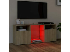 TV skříňka s LED osvětlením dub sonoma 120 x 30 x 50 cm