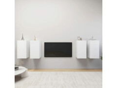 TV skříňky 4 ks bílé 30,5 x 30 x 60 cm dřevotříska