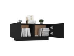 TV stolek černý 100 x 35 x 40 cm dřevotříska