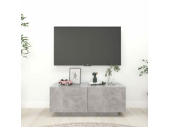 TV stolek šedý 100 x 35 x 40 cm dřevotříska