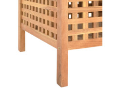 Úložná lavice 49 x 48 x 49 cm masivní ořechové dřevo