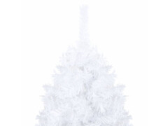 Umělý vánoční stromek s hustými větvemi bílý 240 cm PVC