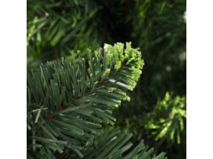 Umělý vánoční stromek s LED a sadou koulí zelený 150 cm