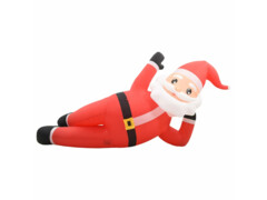 Vánoční nafukovací Santa Claus LED IP44 červený 360 cm XXL