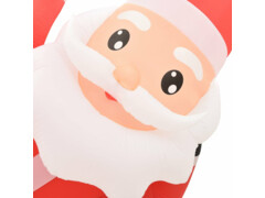 Vánoční nafukovací Santa Claus LED IP44 červený 360 cm XXL