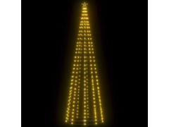 Vánoční stromek kužel 330 teplých bílých LED diod 100 x 300 cm