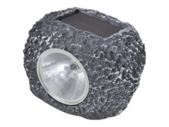 Venkovní solární LED bodovky ve tvaru kamene 12 ks