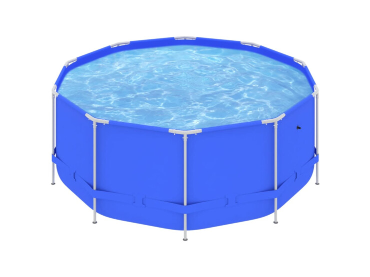  Bazén s ocelovým rámem 367 x 122 cm modrý