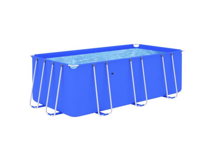  Bazén s ocelovým rámem 400 x 207 x 122 cm modrý