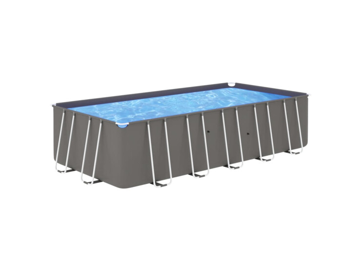  Bazén s ocelovým rámem 540 x 270 x 122 cm antracitový