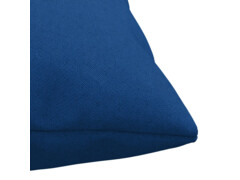  Dekorační polštáře 4 ks královsky modré 50 x 50 cm textil