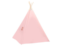  Dětské týpí s úložnou taškou peachskin růžové 120x120x150 cm