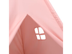  Dětské týpí s úložnou taškou peachskin růžové 120x120x150 cm