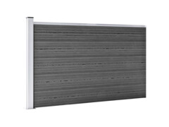  Set plotového dílce WPC 526 x 105 cm černý