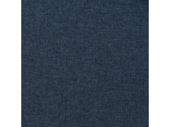  Zatemňovací závěsy s háčky vzhled lnu modré 290 x 245 cm