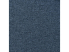  Zatemňovací závěsy s kroužky vzhled lnu 2 ks modré 140 x 245 cm