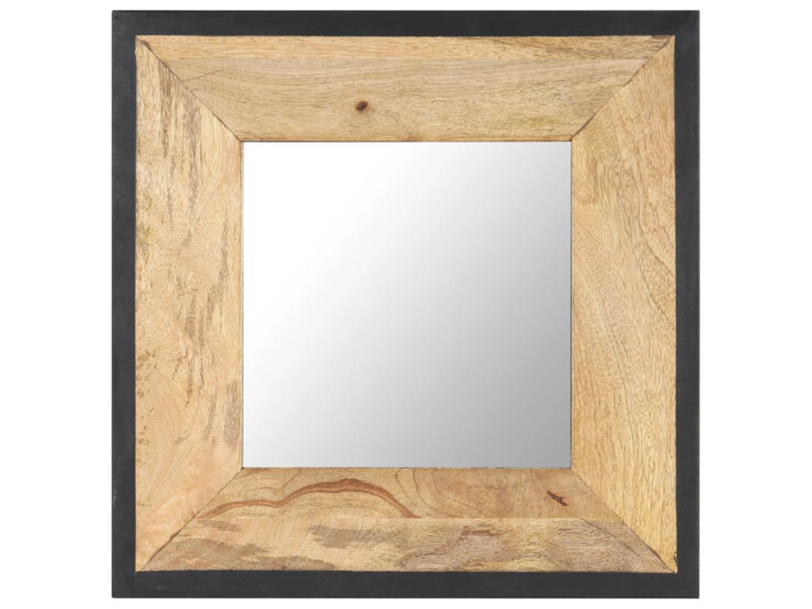  Zrcadlo 50 x 50 cm masivní mangovníkové dřevo