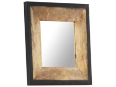  Zrcadlo 50 x 50 cm masivní mangovníkové dřevo