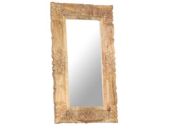  Zrcadlo 80 x 50 cm masivní mangovníkové dřevo