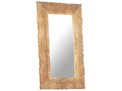  Zrcadlo 80 x 50 cm masivní mangovníkové dřevo