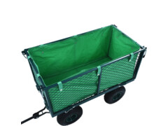 Vložka do zahradního vozíku zelená textil