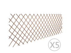 Vrbový trelážový plot 5 ks 180 x 90 cm
