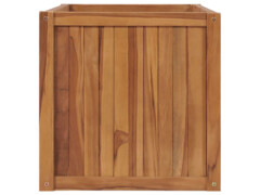 Vyvýšený záhon 100 x 50 x 50 cm masivní teakové dřevo