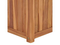 Vyvýšený záhon 40 x 40 x 40 cm masivní teakové dřevo