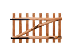 Zahradní branka, impregnované lískové dřevo, 100x60 cm