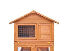Zahradní králikárna/domek pro drobná zvířata 3patrová dřevěná