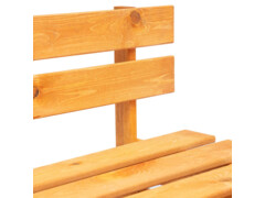 Zahradní lavice z palet dřevo medově hnědá