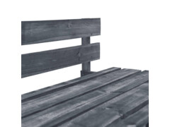 Zahradní lavice z palet dřevo šedá