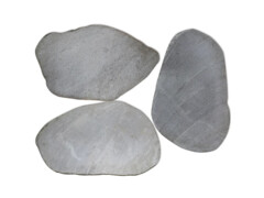 Zahradní nášlapné kameny 3 ks, říční kámen