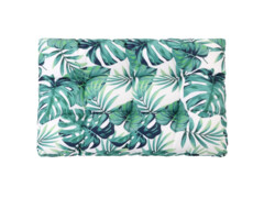 Zahradní poduška na sedák zelená 120 x 80 x 10 cm textil