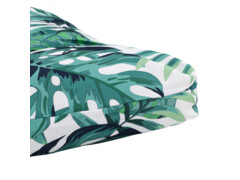 Zahradní poduška na sedák zelená 120 x 80 x 10 cm textil