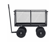 Zahradní ruční vozík černý 350 kg
