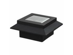 Zahradní solární lampy 6 ks LED hranaté 12 cm černé