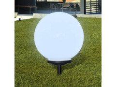 Zahradní solární LED zapichovací kulaté svítidlo - 40 cm - 1 ks