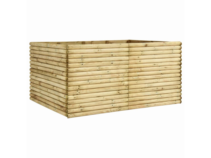 Zahradní truhlík 206 x 150 x 96 cm impregnované borové dřevo