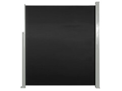 Zatahovací boční markýza / zástěna 160 x 500 cm černá