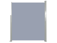Zatahovací boční markýza / zástěna 160 x 500 cm šedá
